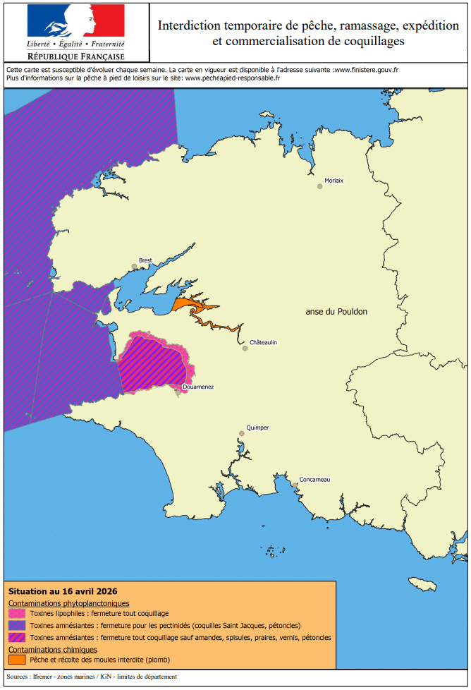 zones concernées par l'interdiction